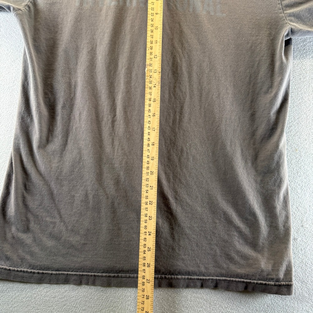 American Apparel Amnesty International Graphic T-Shirt Gray Mens Large - Picture 8 of 10